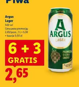 Lidl Argus Lager oferta
