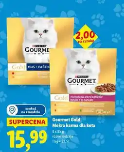 Lidl Gourmet Gold Mokra karma dla kota oferta