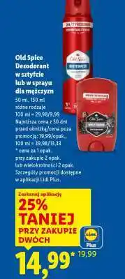 Lidl Old Spice Deodorant oferta