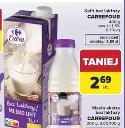Carrefour Masło ekstra osełka oferta