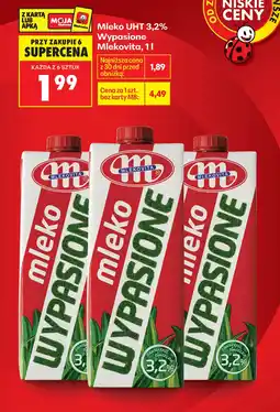 Biedronka Mleko Mlekovita oferta