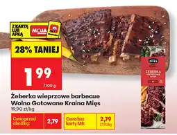Biedronka Żeberka wieprzowe Wolno Gotowane oferta