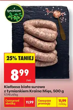 Biedronka Kiełbasa biała Kraina Mięs oferta