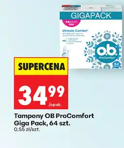 Biedronka Tampony O.b oferta