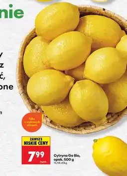 Biedronka Cytryna Go Bio oferta