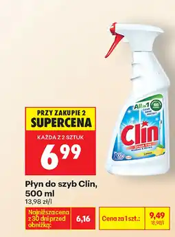 Biedronka Płyn do mycia szyb Clin oferta