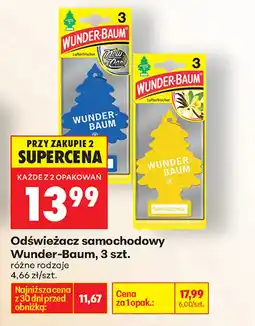 Biedronka Odświeżacz samochodowy Wunder-Baum oferta