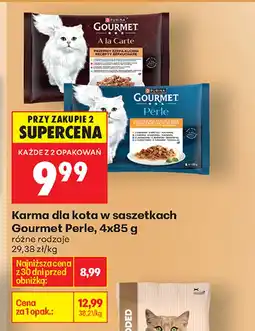 Biedronka Karma dla kota Gourmet perle oferta