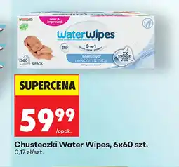 Biedronka Chusteczki Water Wipes oferta