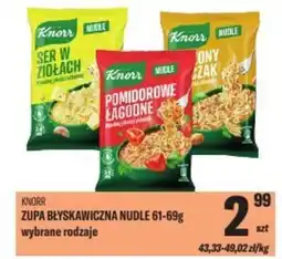 TomiMarkt Knorr zupa błyskawiczna nudle oferta