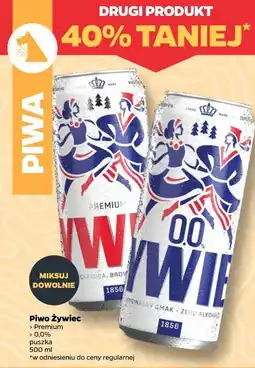 Netto Piwo Żywiec drugi produkt 40% taniej oferta