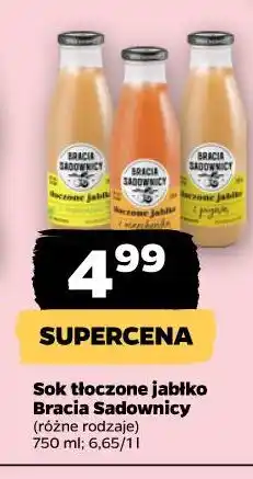 Netto Sok tłoczone jabłko Bracia Sadownicy oferta