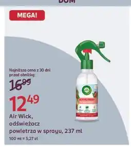 Rossmann Odświeżacz powietrza malina & limonka Air Wick oferta