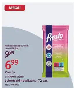 Rossmann Ściereczki czyszczące uniwersalne magnolia Presto Clean oferta