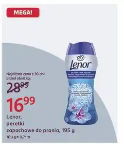 Rossmann Perełki zapachowe spring awakening Lenor Unstoppables oferta