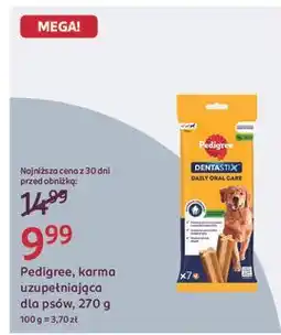 Rossmann Przysmak dla psa duże rasy Pedigree Dentastix oferta