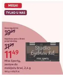 Rossmann Zestaw do makijażu brwi Miss Sporty Studio Eyebrow Kit oferta