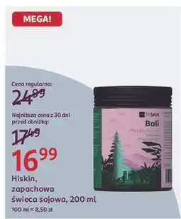 Rossmann Świeca zapachowa bali Hiskin oferta