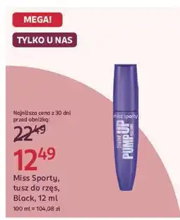Rossmann Tusz do rzęs buildable Miss Sporty Pump Up Volume oferta