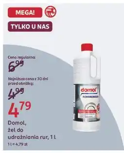 Rossmann Żel do udrażniania rur Domol oferta
