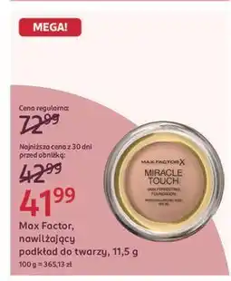 Rossmann Podkład 055 blushing beige Max Factor Miracle Touch oferta