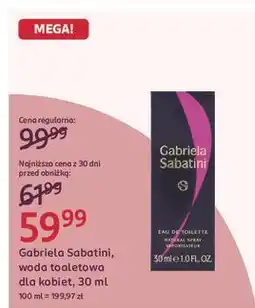 Rossmann Woda toaletowa Gabriela Sabatini Woman oferta