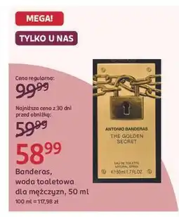 Rossmann Woda toaletowa Antonio Banderas The Golden Secret oferta