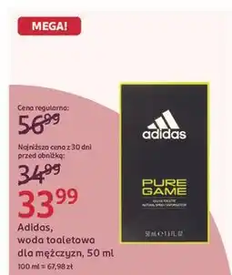 Rossmann Woda toaletowa Adidas Men Pure Game oferta