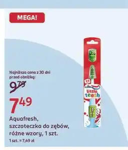 Rossmann Szczoteczka do zębów tygrys 3-5 Aquafresh Little Teeth oferta
