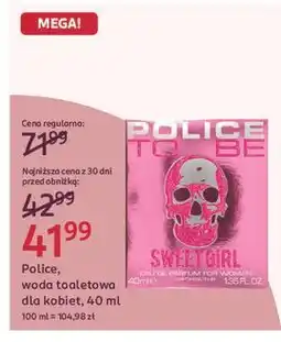 Rossmann Woda perfumowana Police To Be Sweet Girl oferta