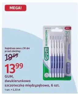 Rossmann Dwukierunkowe szczoteczki do czyszczenia przestrzeni międzyzębowych G.u.m Bi Direction oferta