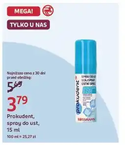 Rossmann Odświeżacz do ust świeżośc Prokudent oferta