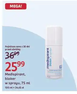 Rossmann Bloker w sprayu Medispirant oferta