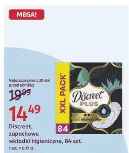 Rossmann Wkładki waterlily plus Discreet Plus oferta