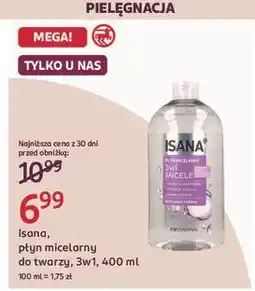 Rossmann Płyn micelarny 3w1 Isana oferta