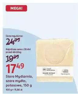 Rossmann Mydło szare Stara Mydlarnia oferta