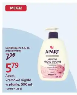 Rossmann Mydło w płynie magnolia + prebiotyk Apart Creamy Care oferta