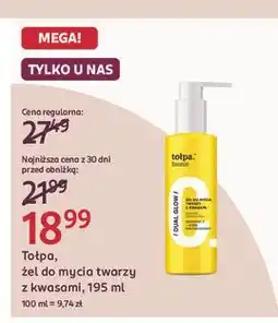 Rossmann Żel do mycia twarzy z kwasami i witaminą c Tołpa Bionic oferta