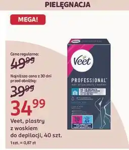 Rossmann Plastry do depilacji nóg i ciała skóra wrażliwa Veet Professional oferta