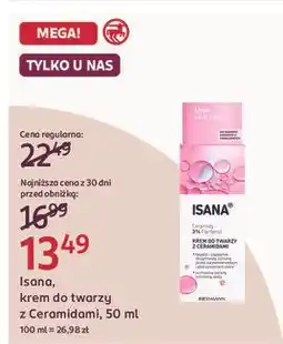 Rossmann Krem z ceramidami Isana oferta