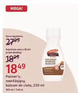 Rossmann Balsam do ciała cocoa nawilżający Palmer's Cocoa Butter Formula oferta