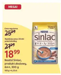 Rossmann Kaszka zbożowa bezglutenowa bez dodatku cukru Nestle Sinlac oferta