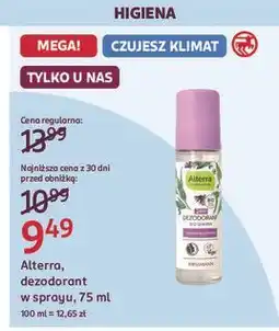 Rossmann Dezodorant soft cotton bio bambus Alterra oferta