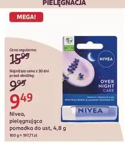 Rossmann Pomadka over night Nivea oferta
