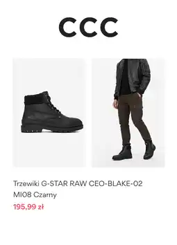 CCC Trzewiki G-STAR RAW CEO-BLAKE-02 MI08 Czarny oferta