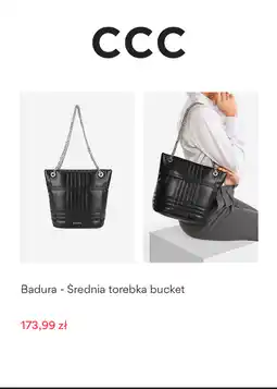 CCC Badura - Średnia torebka bucket oferta