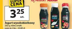 Auchan Jogurt wysokobiałkowy 250 g, różne smaki oferta