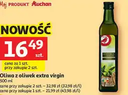 Auchan Oliwa z oliwek extra virgin oferta