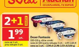 Auchan Jogurt z kulkami w czekoladzie Danone Fantasia oferta