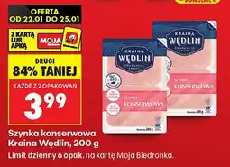 Biedronka Piwo wielopak w puszce 1+1 GRATIS oferta